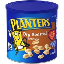Planters Dry Roasted Peanuts – 3.25 lb Can