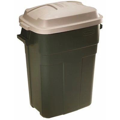 Roughneck 30-Gallon Evergreen Plastic Trash Can