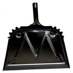 True Value 16" Black Metal Heavy Duty Dust Pan