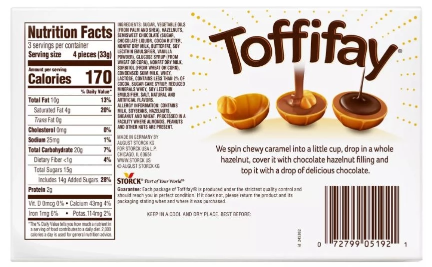 Toffifay Candies 12 Count, 3.5 oz - Image 2
