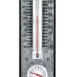 La Crosse Bi-Metal Thermometer with Hygrometer 10"