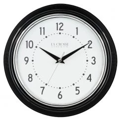 La Crosse Diner Wall Clock, 9"