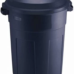 Rubbermaid Roughneck 32 Gallon Garbage Can-Blue