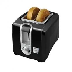 Black & Decker 2-Slice Extra-Wide Slot Toaster, Black