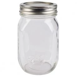 Ball Smooth-Sided Regular Mouth Pint Jars, 12 Ct.