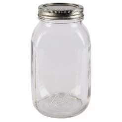 Ball Smooth-Sided Regular Mouth Quart Jars, 12 Ct.