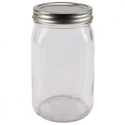 Ball Smooth-Sided Wide Mouth Quart Jars, 12 Ct.