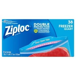 Ziploc Quart Freezer Bags, 38 ct