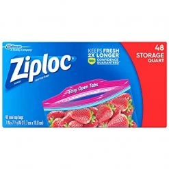 Ziploc Quart Storage Bags, 48 ct
