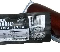 Iowa Smokehouse Cheesy Original Summer Sausage – 11 oz