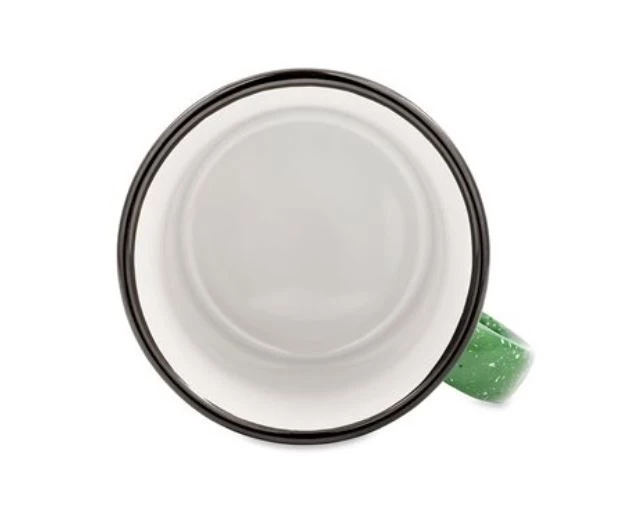 Camco Life is Better at the Campsite Speckled Mug, Green, RV Design - Image 3