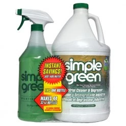 Simple Green Industrial Cleaner and Degreaser 1 Gallon Plus 32 oz Dilution Bottle