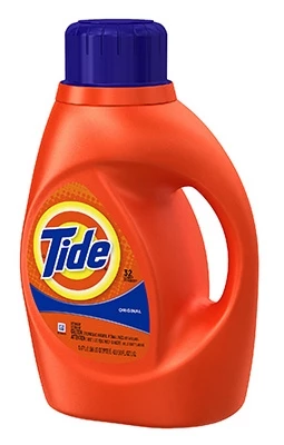 Tide HE Detergent, Liquid, Regular Scent – 50 oz