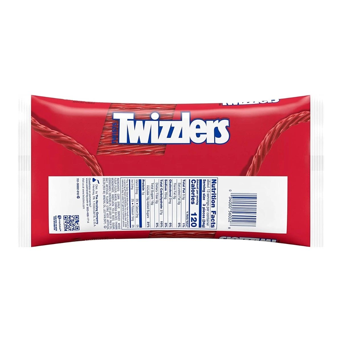 TWIZZLERS Licorice Candy, Strawberry, 16 Ounce - Image 2
