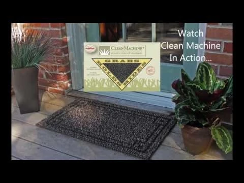GrassWorx 18 x 30 Clean Machine Scraper Metro Door Mat w/AstroTurf - Image 4